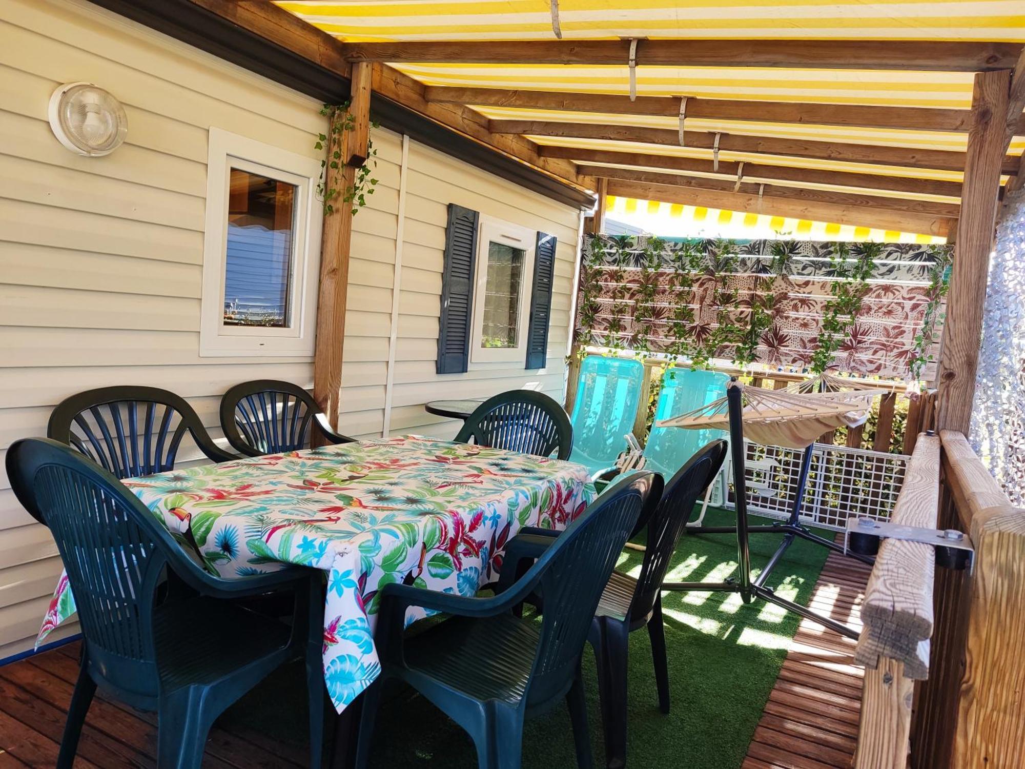 Mobilhome au camping de l'Europe 4* Vic-la-Gardiole Extérieur photo